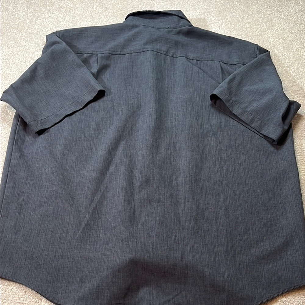 Orvis Short Sleeve Button Up Shirt Fishing Utility Pockets Gray XL - Picture 9 of 9